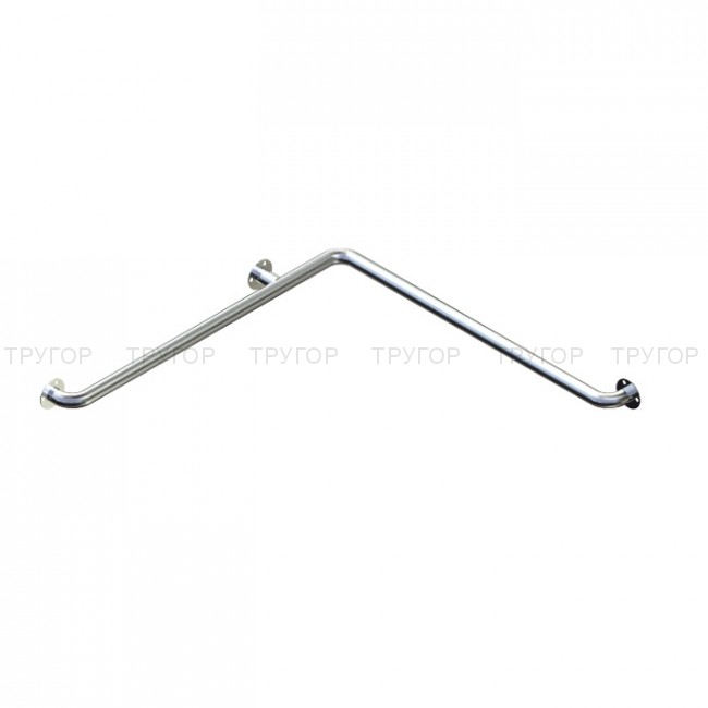 Поручень пристенный универсальный  серии Г 700х700 d 32 (304) внутренний угол